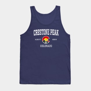 Crestone Peak Colorado 14ers Vintage Athletic Mountains Tank Top
